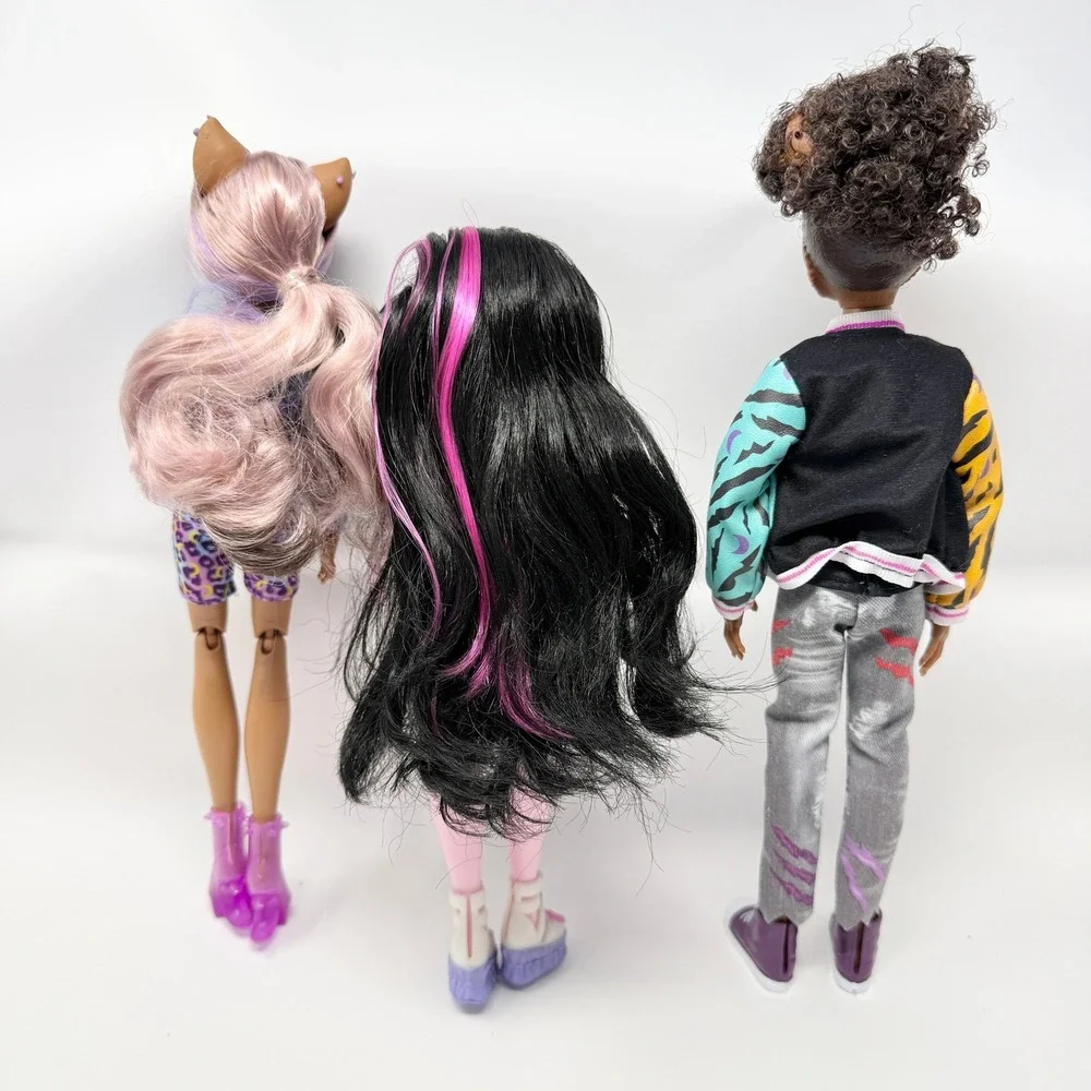 Mattel Monster High G3 Doll Lot Draculaura Clawdeen Wolf Clawd Wolf  Dolls
